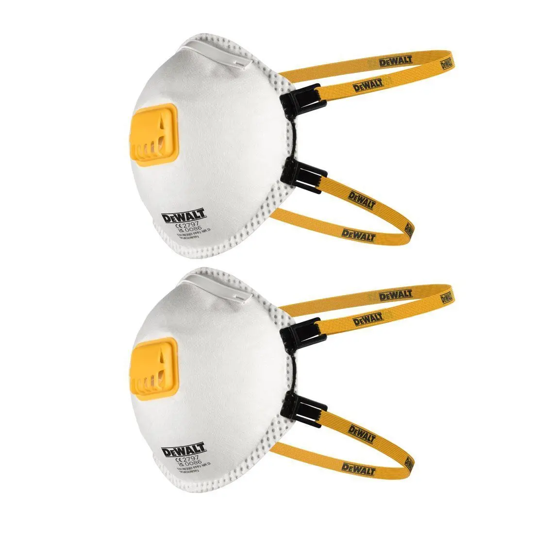 Dewalt Dwrffp32 Disposable Respirator Face Mask Pack Of 2 1
