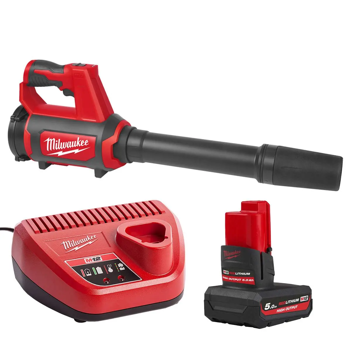 Milwaukee M12bbl-0 12V Blower With 5.0Ah Battery & Charger 1
