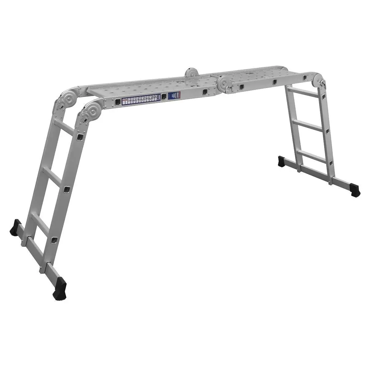 Sealey Afpl1 4-Way Trade Aluminium Folding Platform Ladder En 131 1