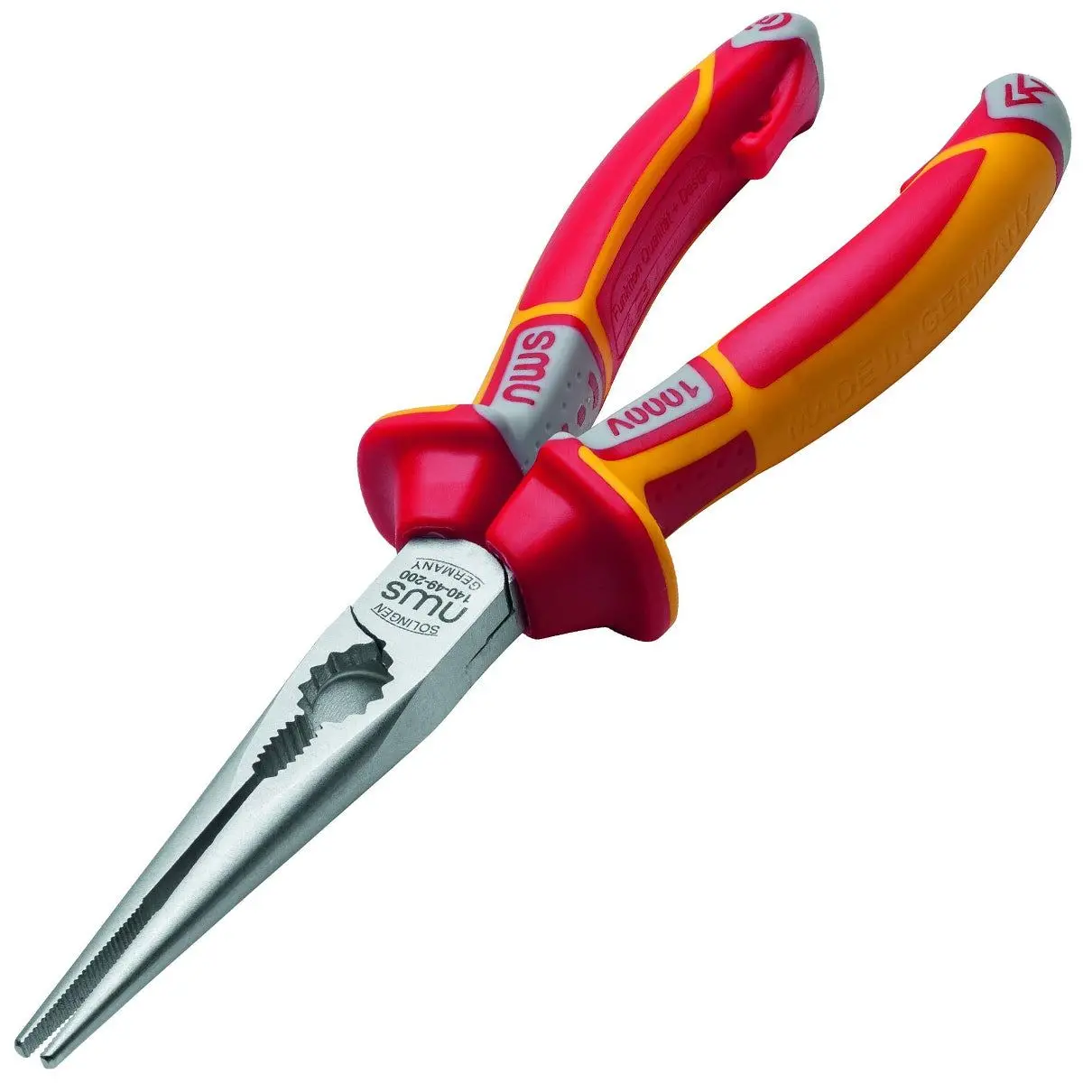 Nws N140-49-Vde-205-Sb 205Mm Straight Long Nose Extra Reach Pliers 1