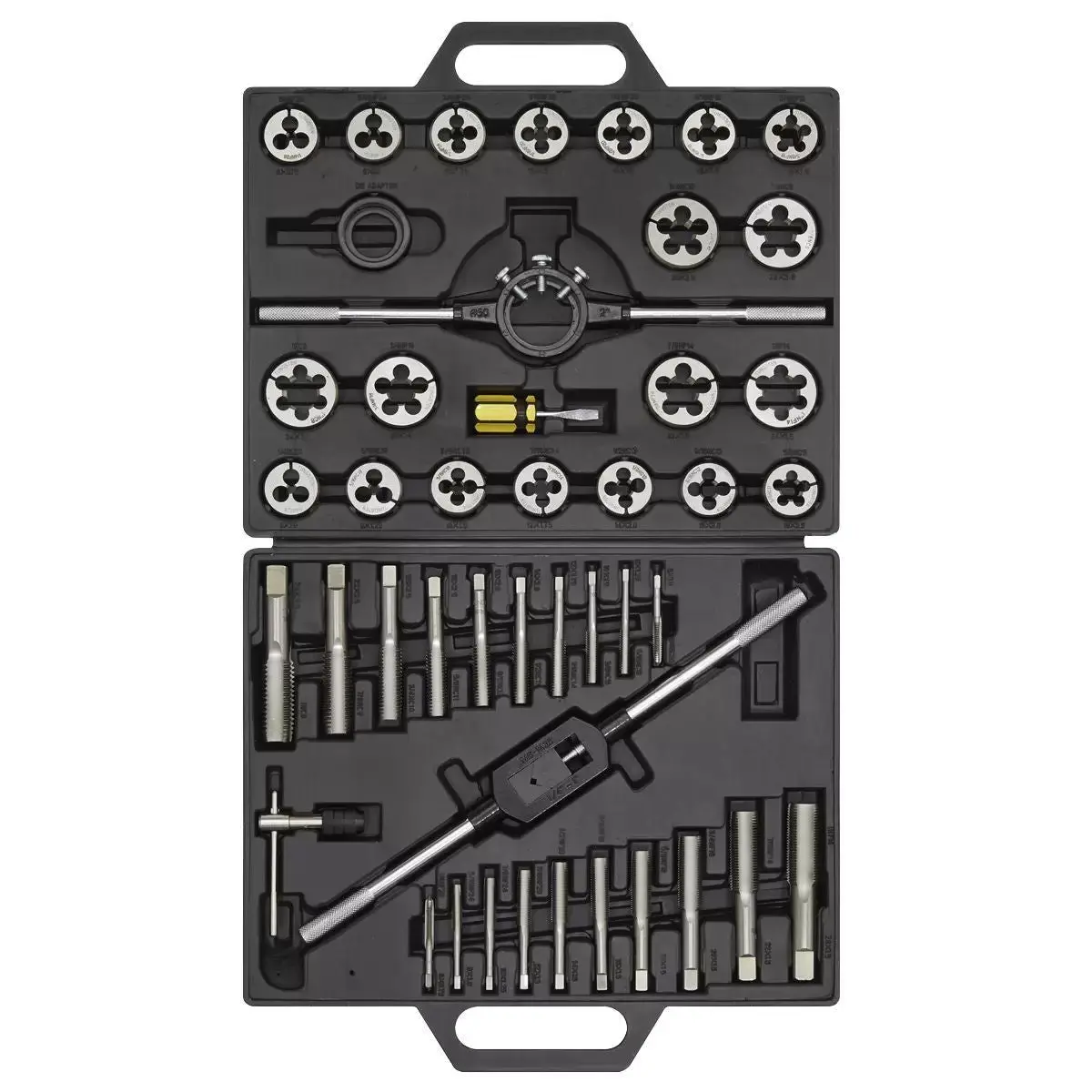 Sealey Ak303imp Imperial Tap & Die Set Split Dies 45Pc 2