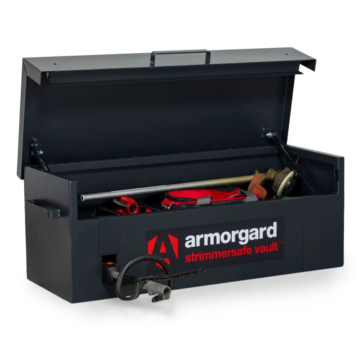 Armorgard Ssv12 Strimmersafe Vault 1285Mm X 525Mm X 460Mm Secure Storage For Strimmers And Garden Tools 1
