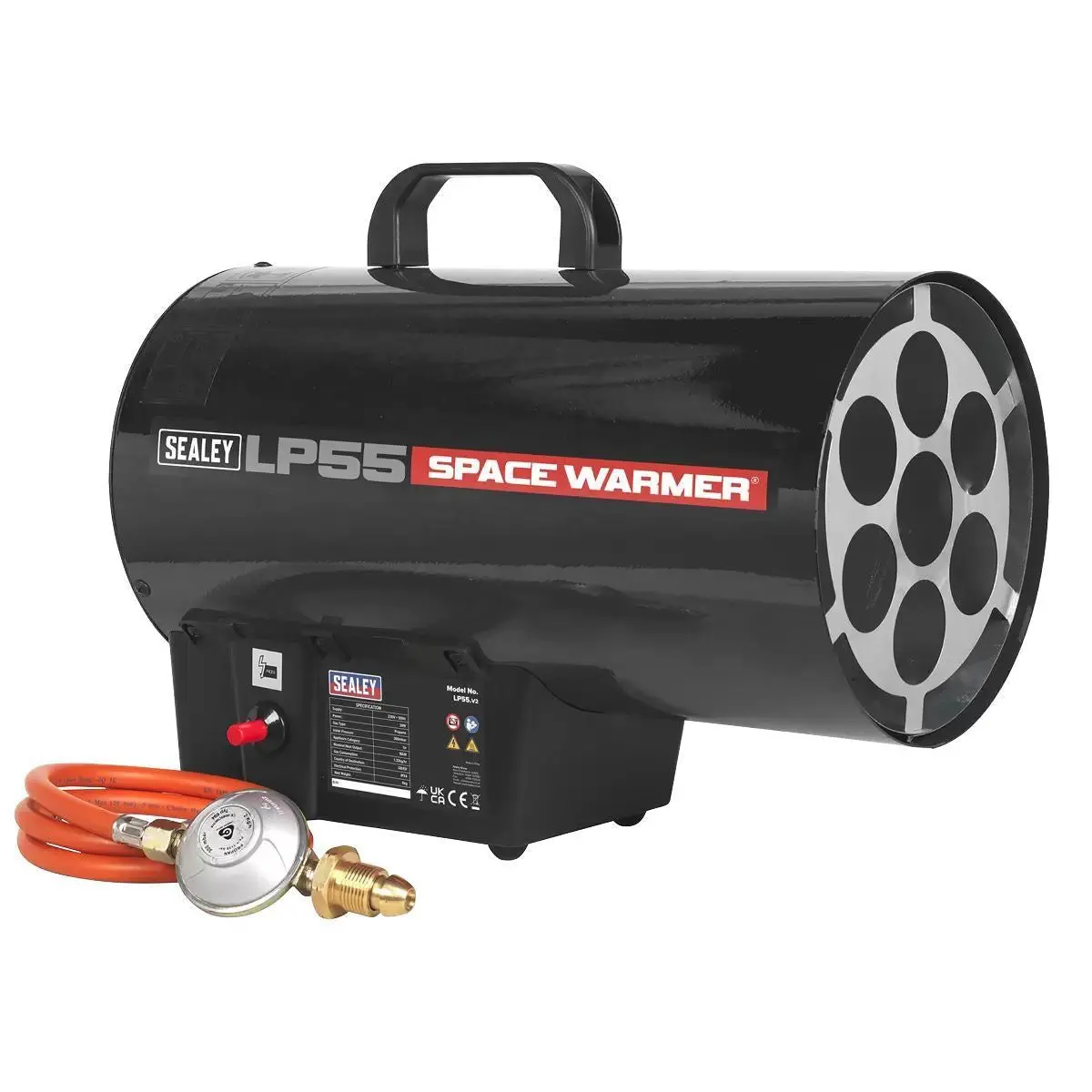 Sealey Lp55 Space Warmer Propane Heater Garage Workshop 230V 2