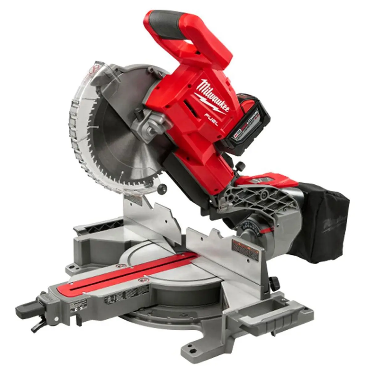 Milwaukee M18fms254-0 18V Fuel Brushless 254Mm Compound Mitre Saw With 1 X 5.5Ah Battery Charger & Extendable Saw Stand 2