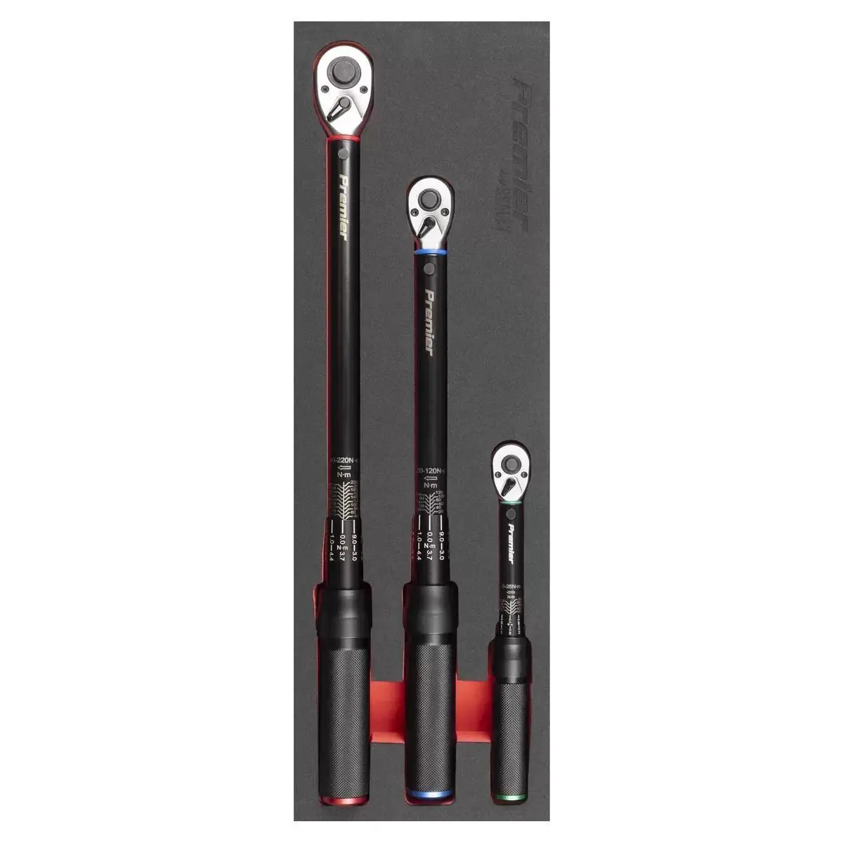 Sealey Stw900setb Torque Wrench Micrometer 3Pc Set Premier Black 2