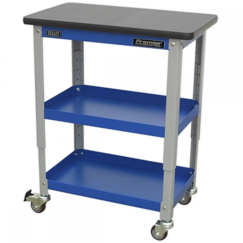 Sealey Api2103 Industrial 3-Level Workshop Trolley 2