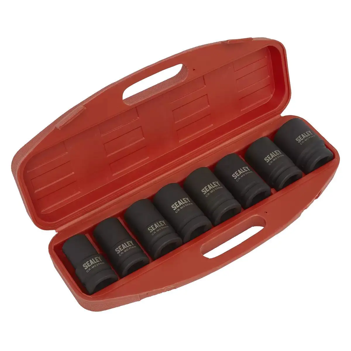 Sealey Ak888m Impact Socket Set 8Pc Deep 1"Sq Drive 1