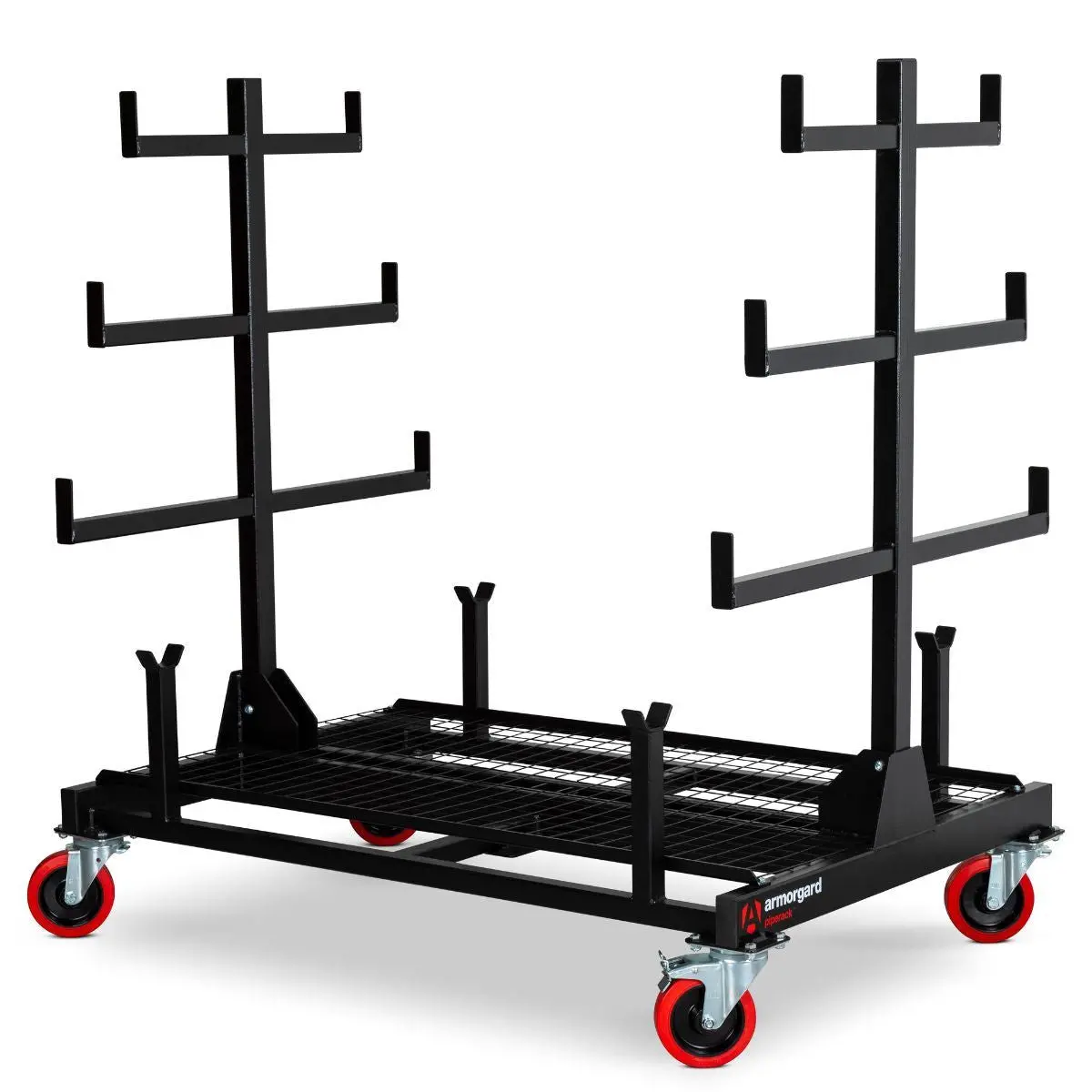 Armorgard Pr1 Mobile Piperack Wheeled Storage With 1 Tonne Capacity For Pipes 1560Mm X 1010Mm X 1570Mm 1