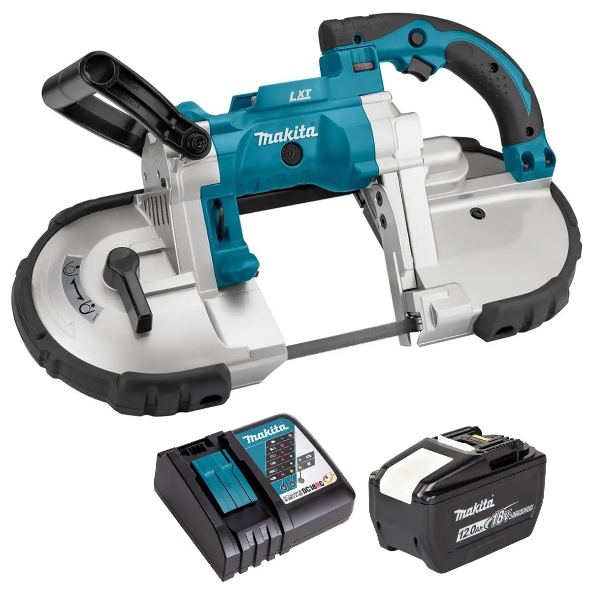 Makita Dpb180z 18V Lxt Portable Band Saw With 1 X 12.0Ah Battery & Charger 1