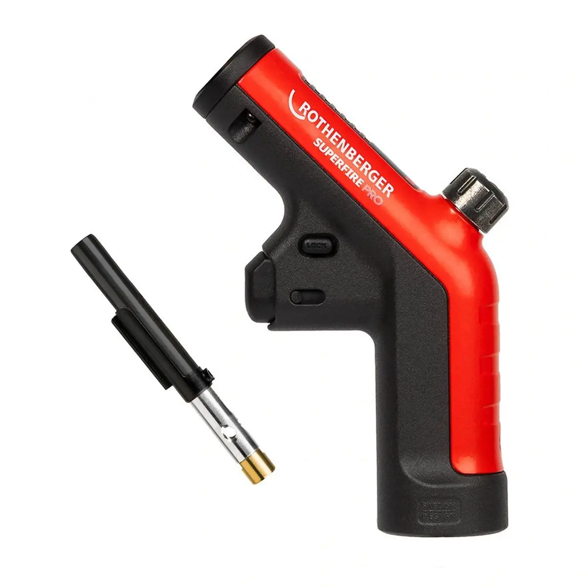 Rothenberger Superfire Pro Blow Torch Body - 1500004974 With Cool Burner Tip - 1500004981 1