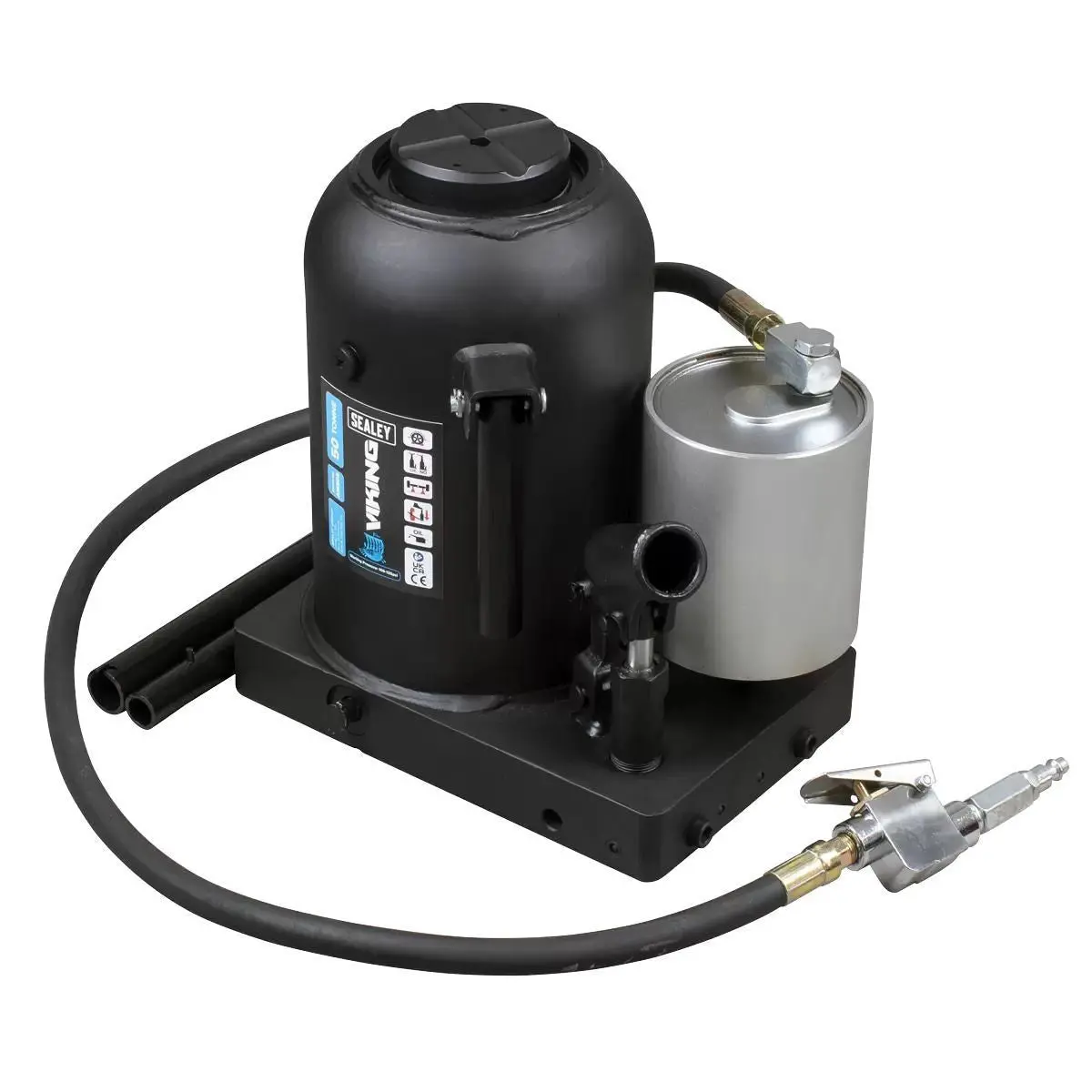 Sealey Am50s Viking 50 Tonne Manual/Air Hydraulic Bottle Jack Heavy Duty High Capacity Lifting 1