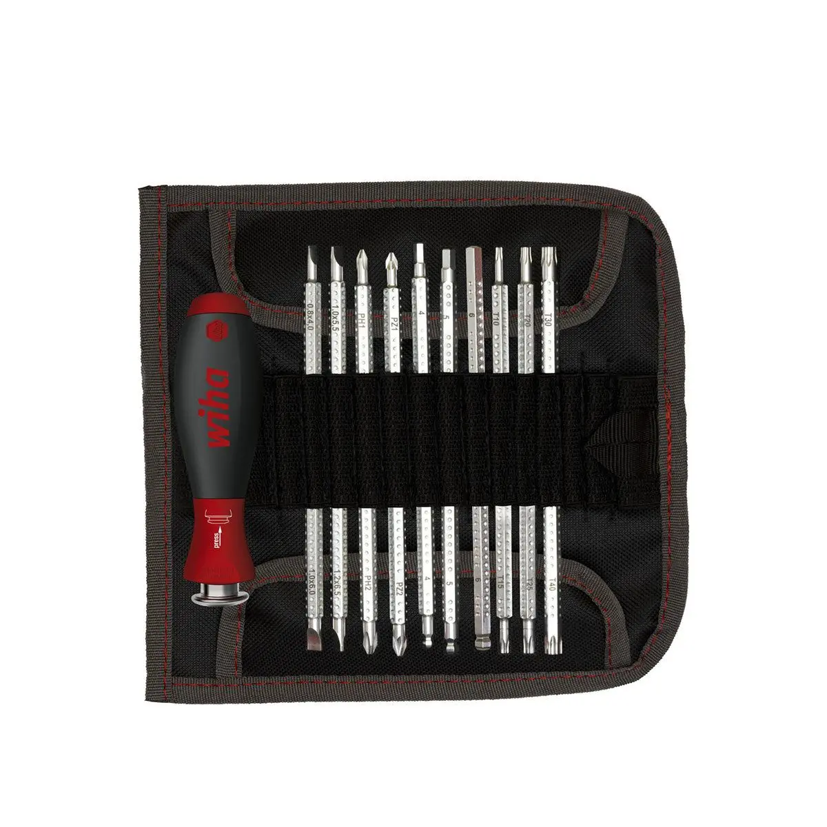 Wiha System 6 Soft Finish Interchangeable Screwdriver Set Of 12 Piece Wha-03591 1