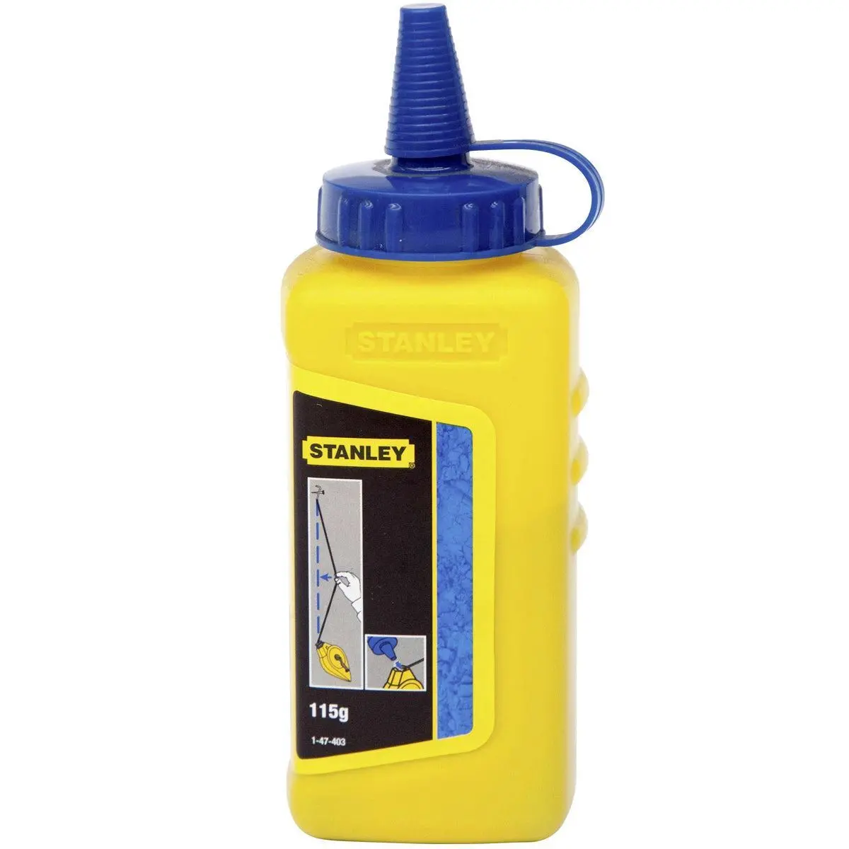 Stanley 1-47-403 Chalk Refill Blue 113G Powdered Chalk Sta147403 1