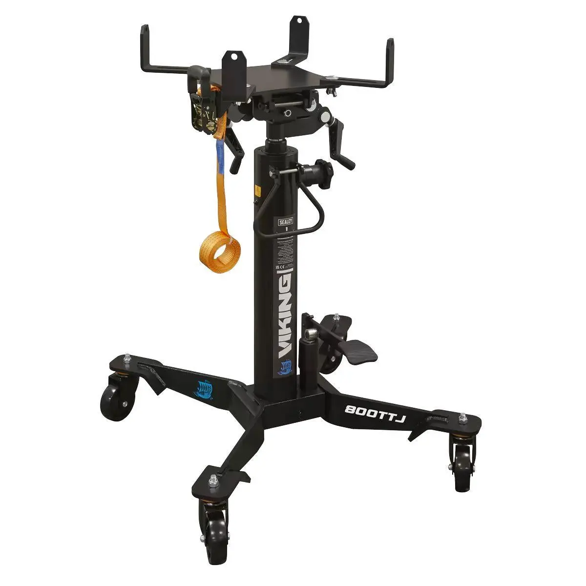Sealey 800Ttj Viking Telescopic Vertical Transmission Jack 1 Tonne 1