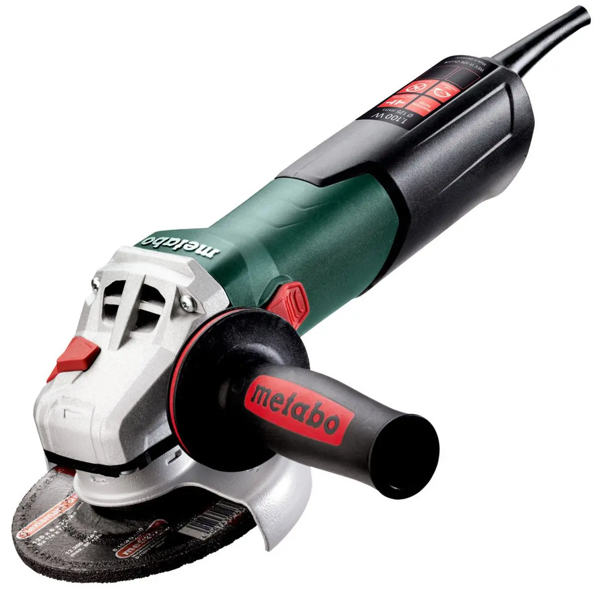 Metabo Wev 11-125 125Mm Quick Angle Grinder 240V/1100W 603625000 1