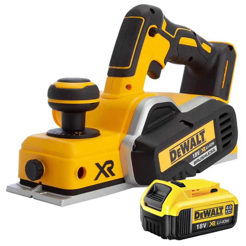 Dewalt Dcp580n Xr Brushless 18V Li-Ion Planer With 1 X 4.0Ah Battery 1