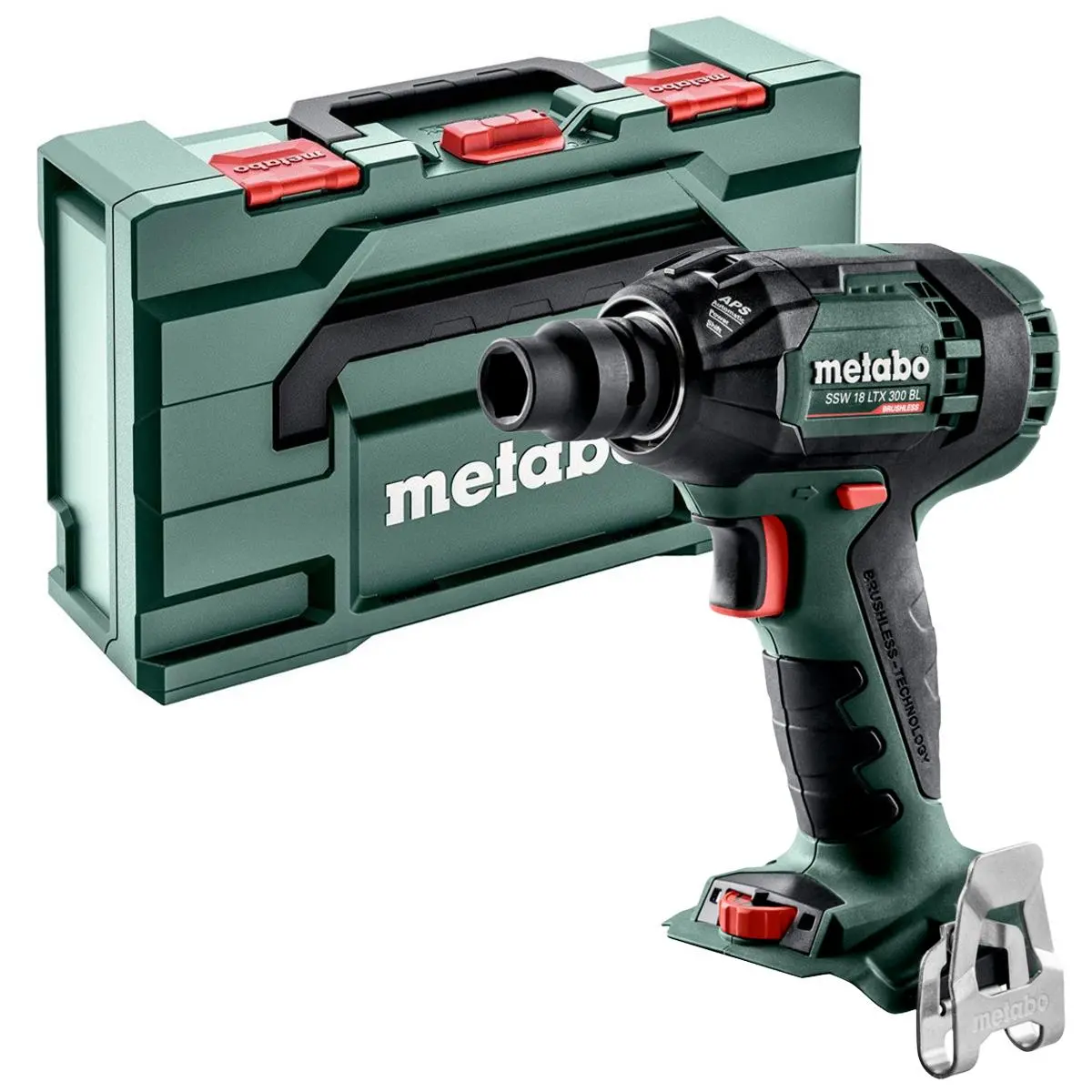 Metabo Ssw 18 Ltx 300 Bl 18V Brushless 1/2" Impact Wrench Body Only With Metabox 602395840 1