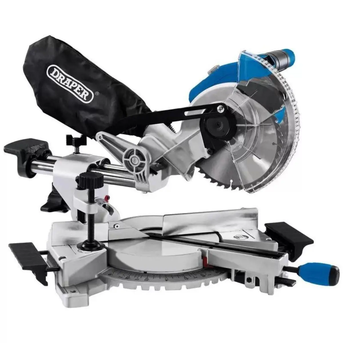 Draper D20ms185 20V Brushless Sliding Compound Mitre Saw 185Mm Body Only 55588 1