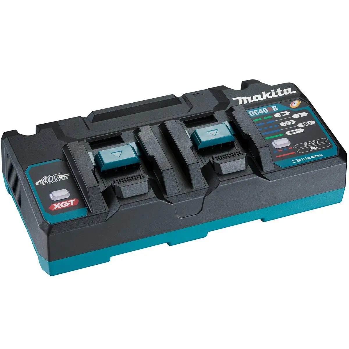 Makita Dc40rb/2 40V Max Xgt Two Port Charger 240V - 191N14-5 1