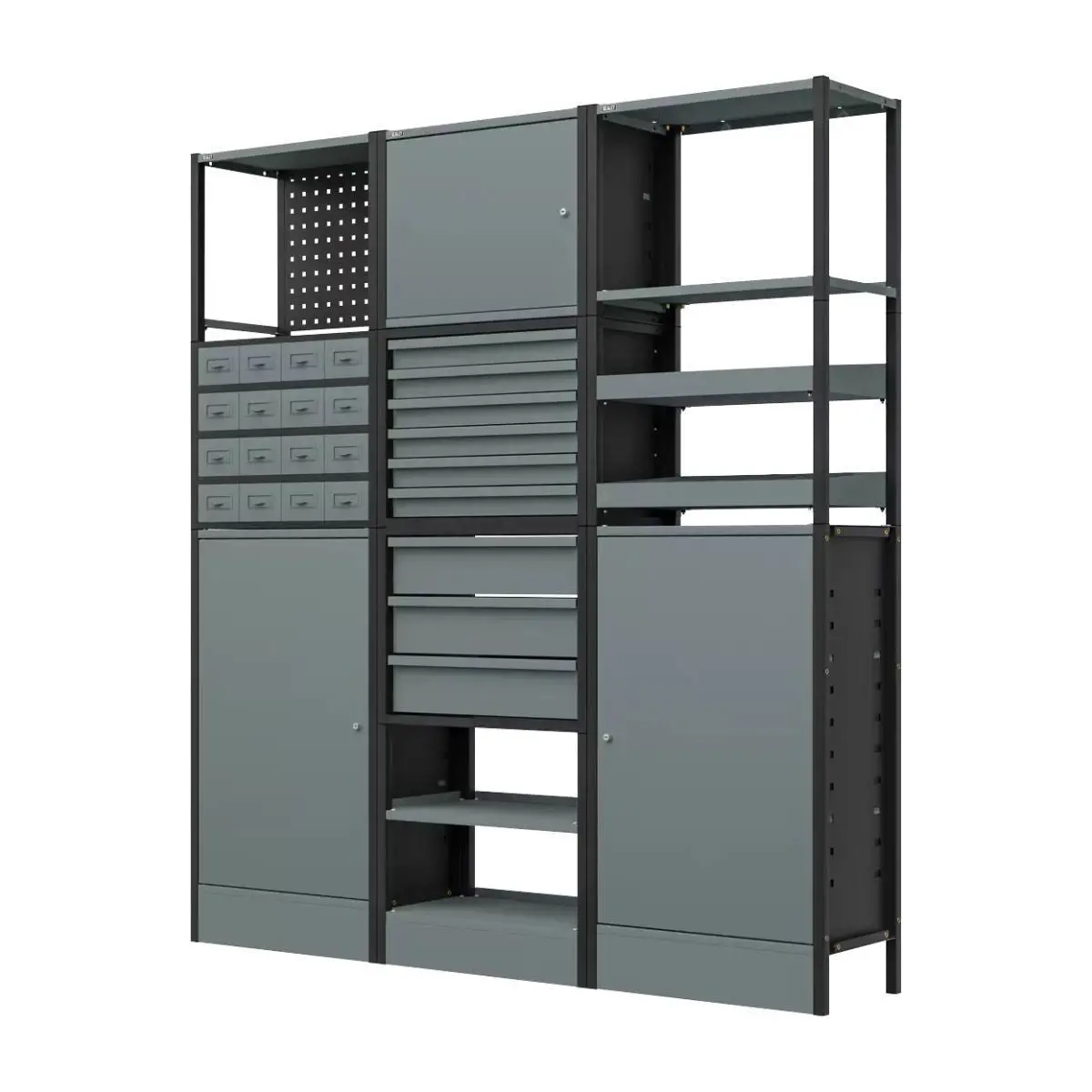 Sealey Apmrstack1 Modular Racking System Combo 1.74M Versatile Storage Solution For Home And Workshop 1