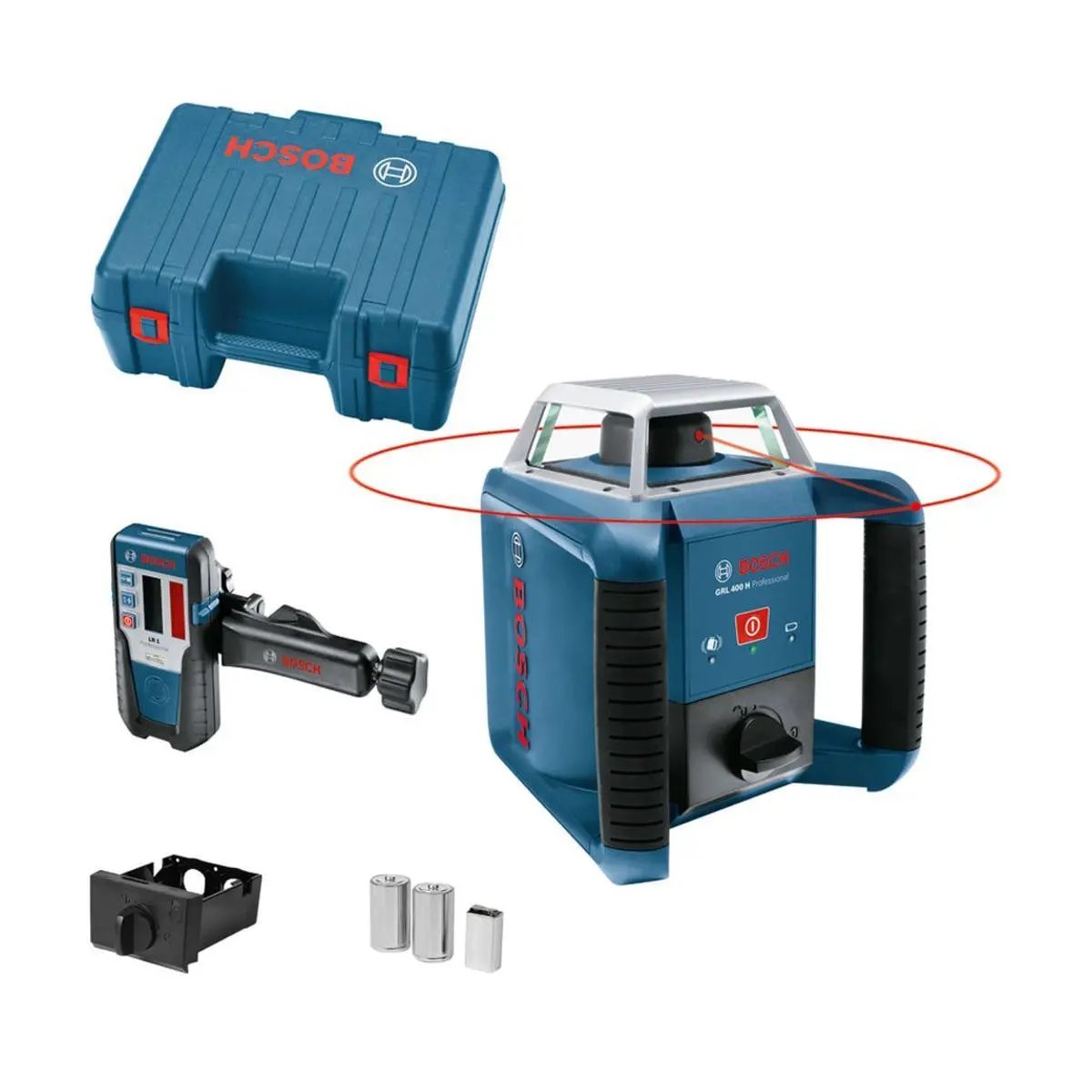 Bosch Grl 400 H Professional Rotation Laser High Precision Leveling Tool 0601061800 1
