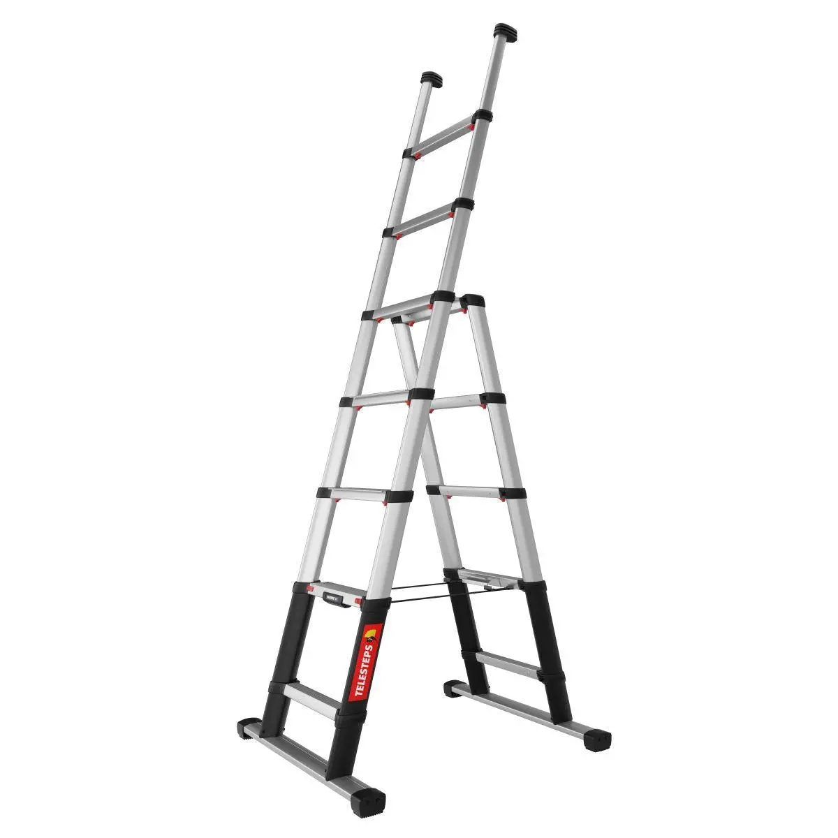 Telesteps Tel72423681 2.3M Combi Line Telescopic Ladder Compact, Durable, And Versatile For Home & Work 1