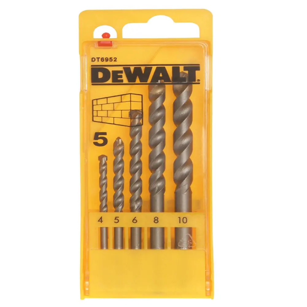 Dewalt Dt6952-Qz 4-10Mm Masonry Drill Set 5 Piece 1