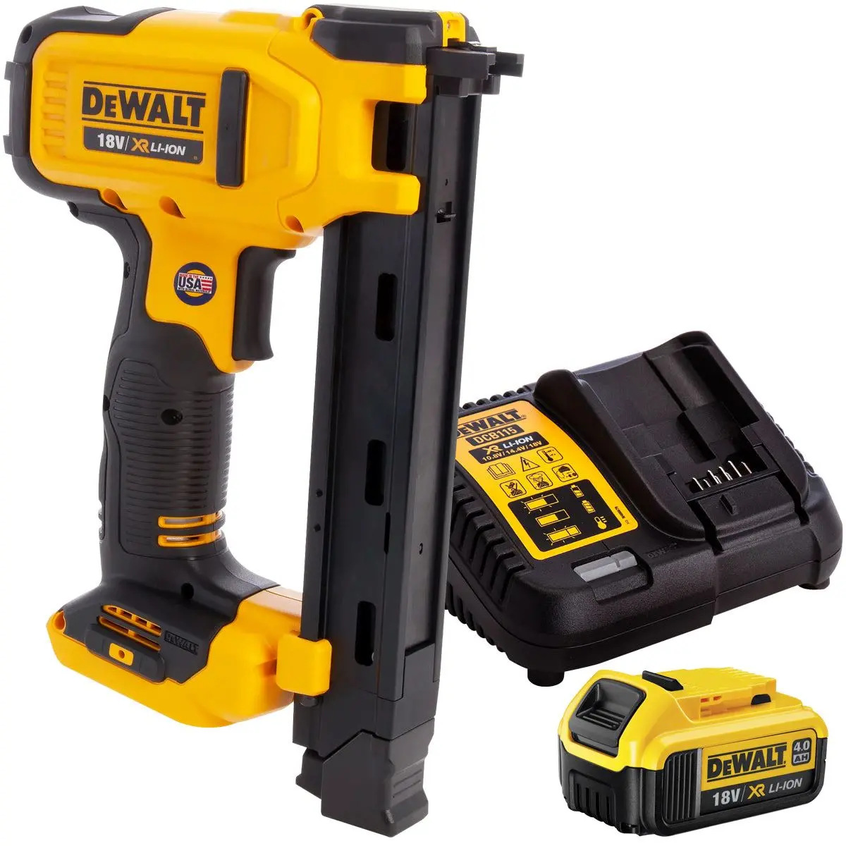Dewalt Dcn701n 18V Stapler Gun With 1 X 4.0Ah Battery & Charger 1