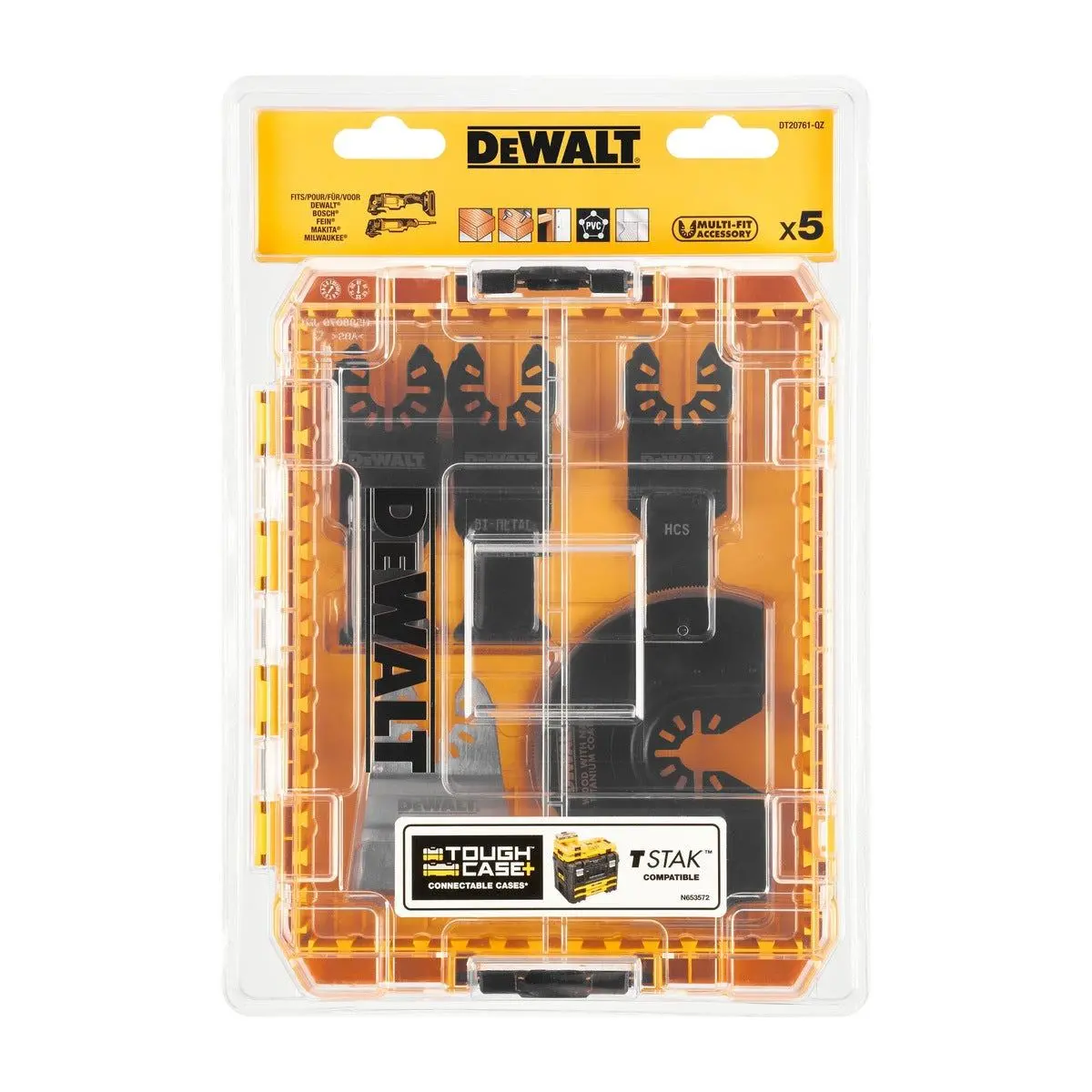Dewalt Dt20761-Qz Multi Tool Blade 5 Piece Set 1