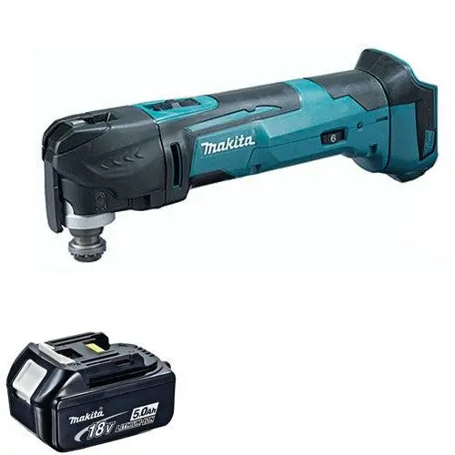 Makita Dtm51z 18V Lxt Multi Tool With 1 X 5.0Ah Battery 1