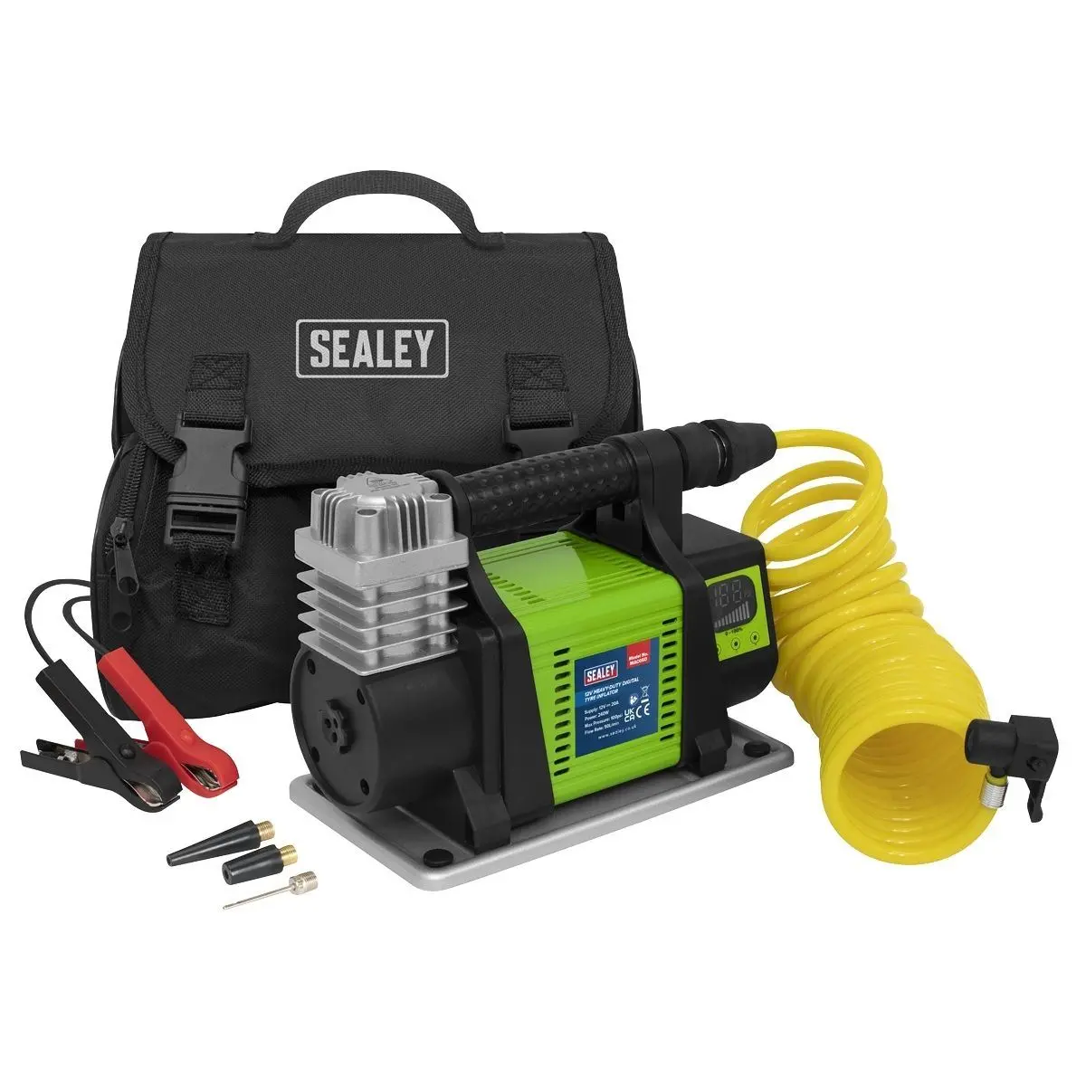 Sealey Mac05d Digital Tyre Inflator 12V Heavy-Duty 1