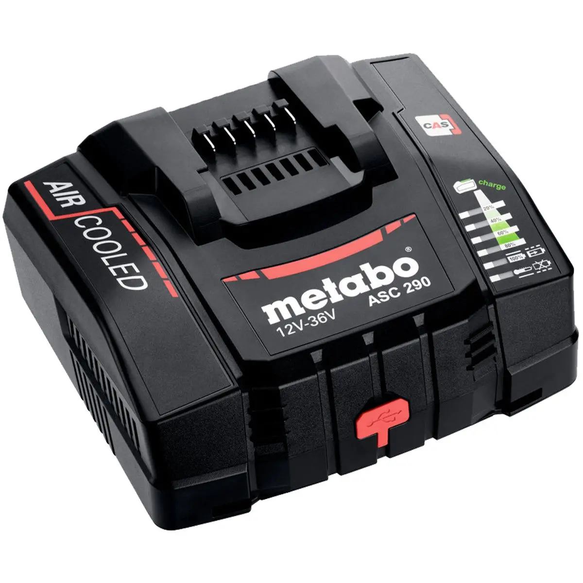 Metabo Asc 290 12-36V Air Cooled Battery Charger 627372000 1