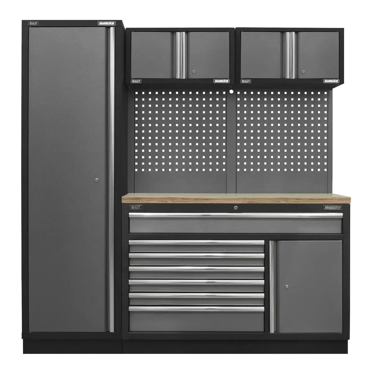 Sealey Apmsstack10w Superline Pro 1.96M Storage System Pressed Wood Worktop20785 1