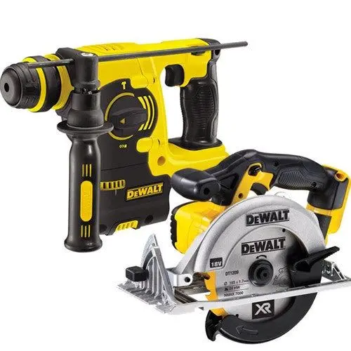 Dewalt 18V Li-Ion Sds Plus Hammer Drill With Circular Saw Body Only 1
