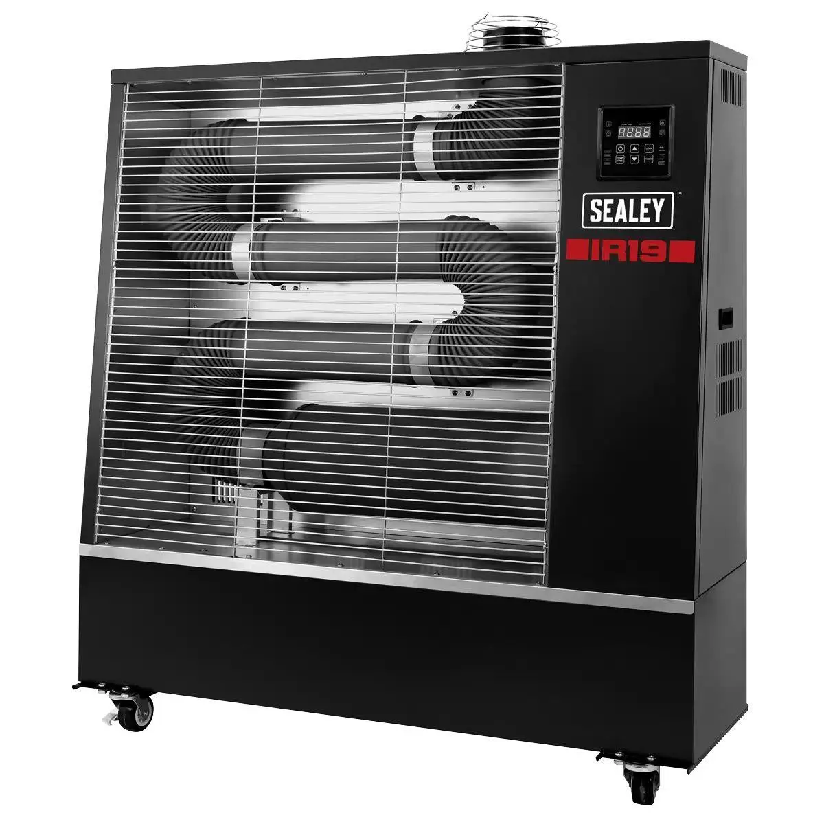 Sealey Ir19 Industrial Infrared Diesel Heater 19Kw/230V Soft-Touch Control Panel With Led Display 1