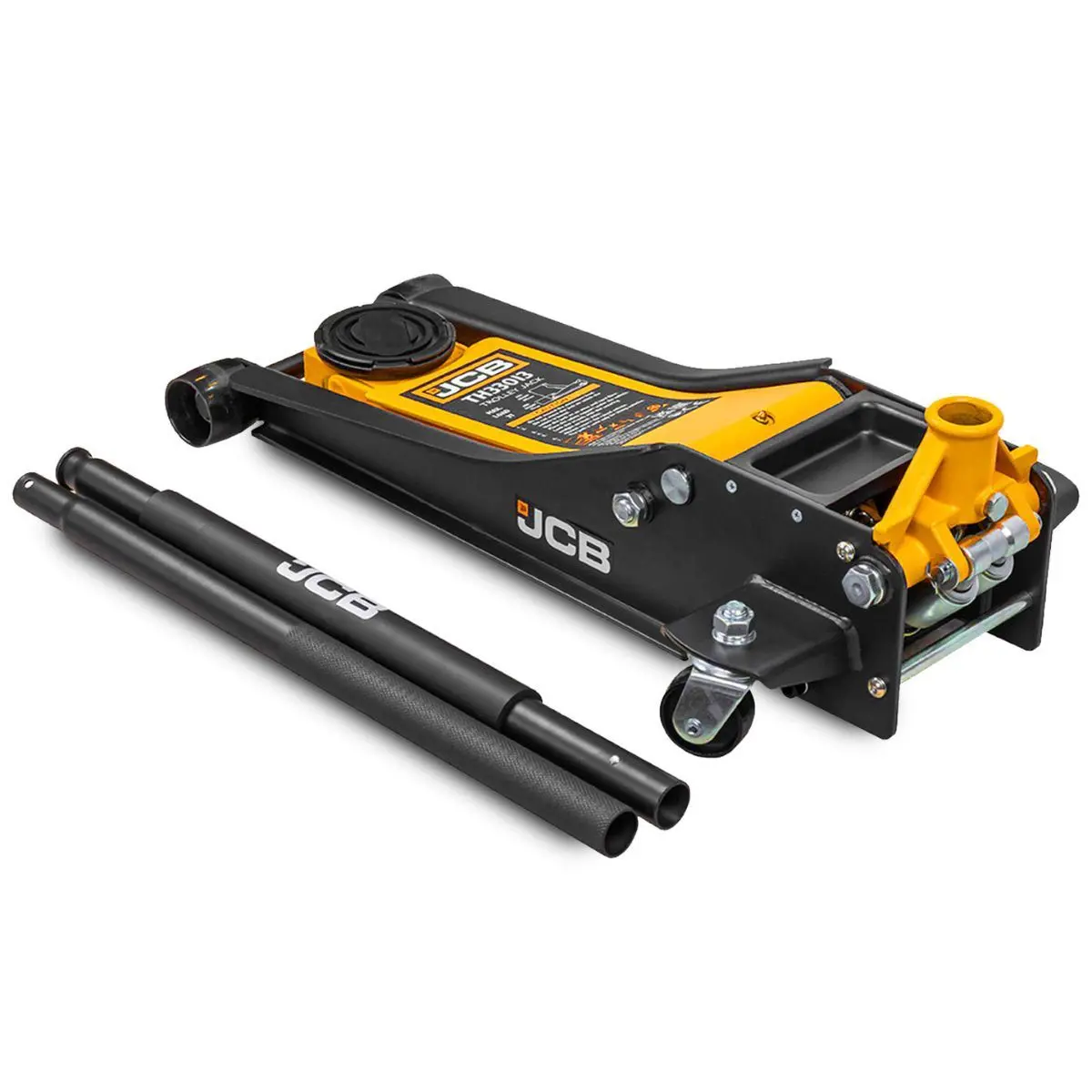 Jcb Th33013 3 Tonne Low-Profile Double-Pump Trolley Jack 1