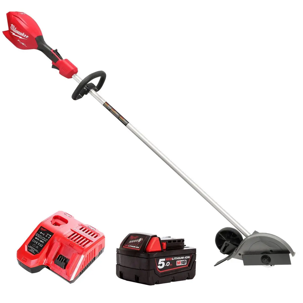 Milwaukee M18fedg-0 18V Fuel Brushless Edger With 1 X 5.0Ah Battery & Charger 1