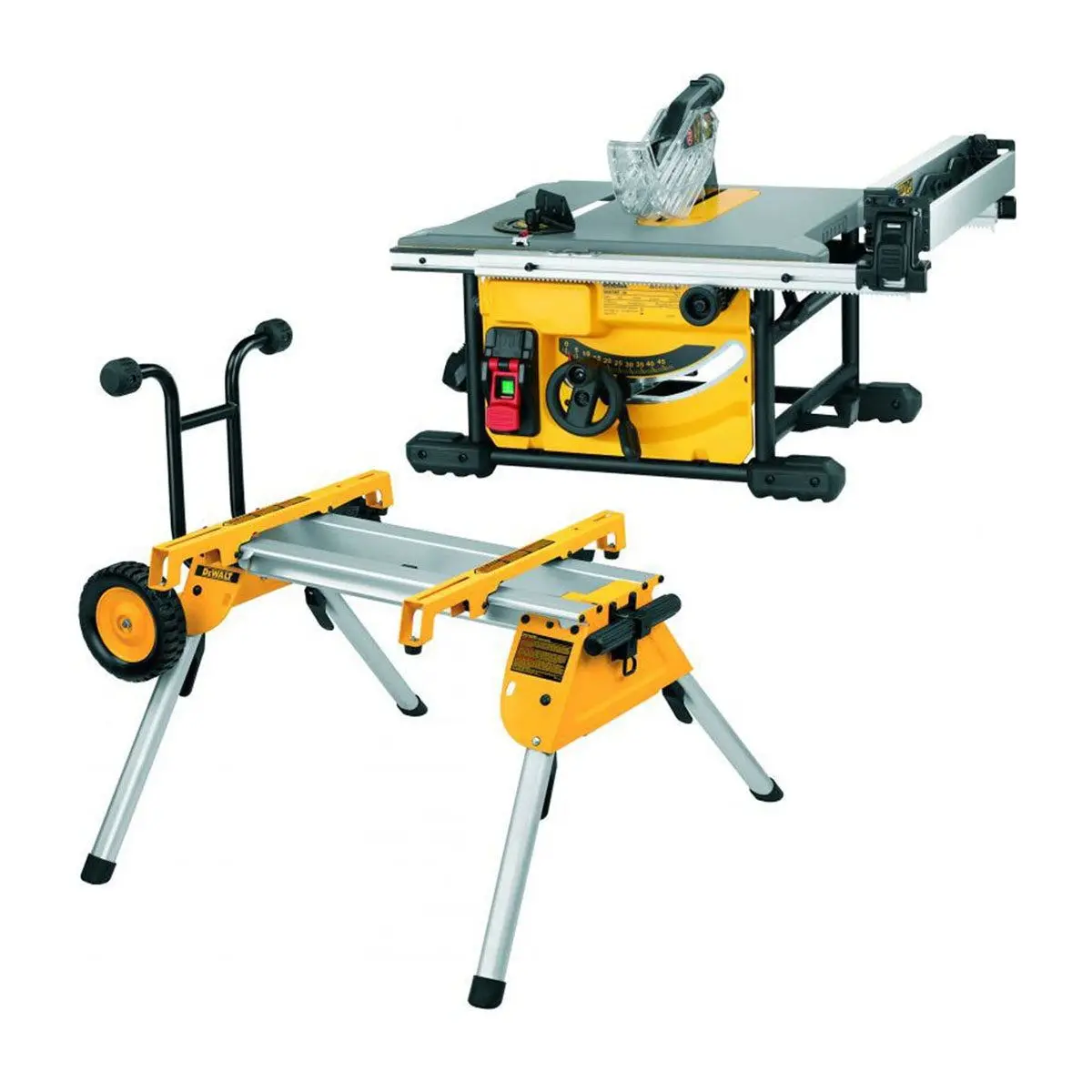 Dewalt Dwe7485 210Mm Compact Table Saw 110V/1700W With De7400 Stand 1