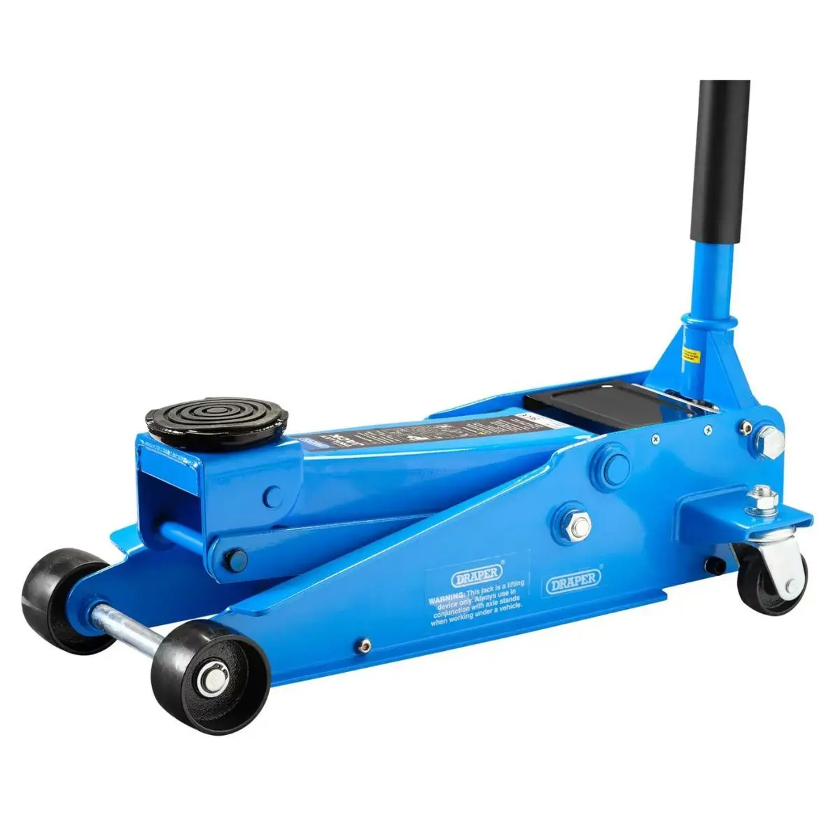Draper Tj3hd/C Heavy Duty Trolley Jack With Twin Pistons 3 Tonne 16407 1