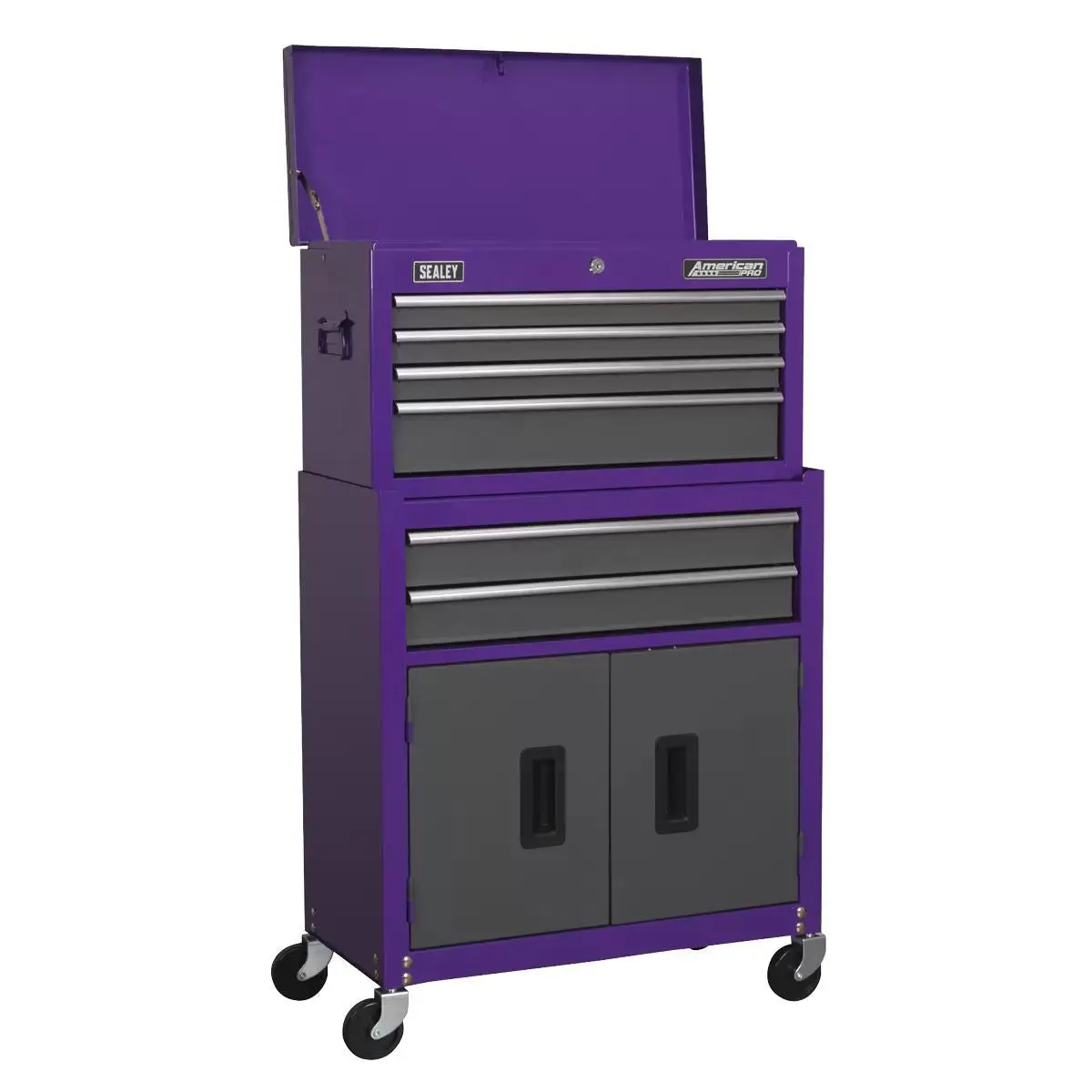 Sealey Ap2200bbcp 6 Drawer Topchest & Rollcab With Ball-Bearing Slides 1