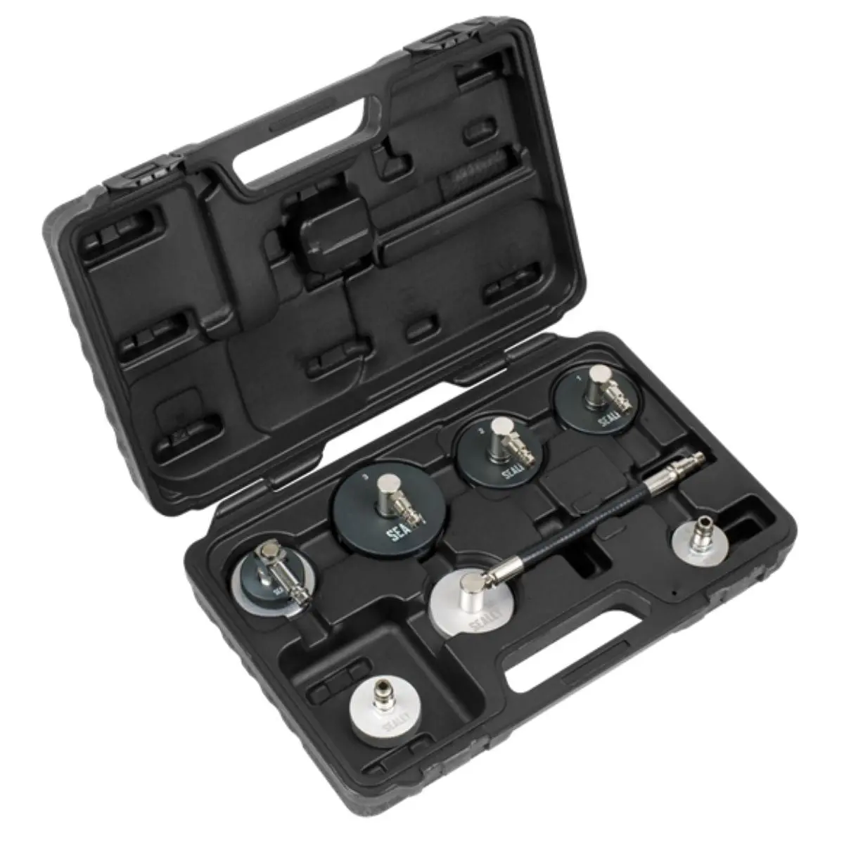 Sealey Vs0204c Brake & Clutch Pressure Bleeder Cap Set 7Pc 1