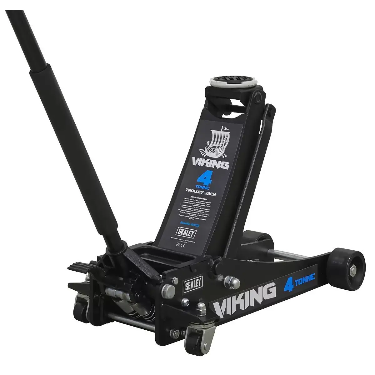 Sealey 4040Tb Viking Tyre Bay Trolley Jack 4 Tonne Low Entry Rocket Lift Garage 1