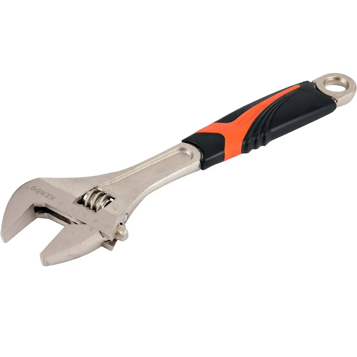 Kendo 250Mm Extra-Wide Opening Adjustable Wrench 1