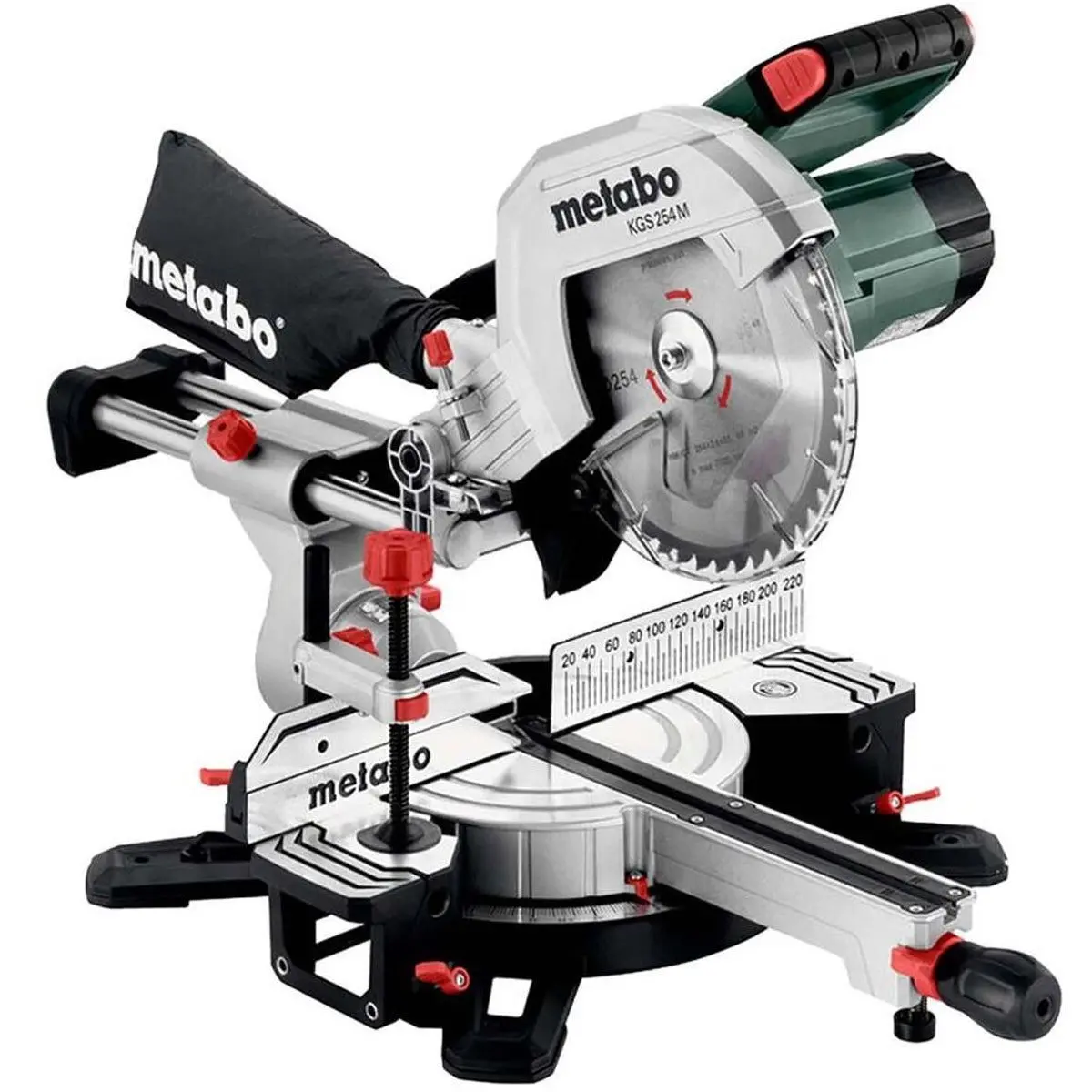Metabo Kgs 254 M 254Mm Crosscut Mitre Saw With Sliding Function 240V/1800W 613254380 1