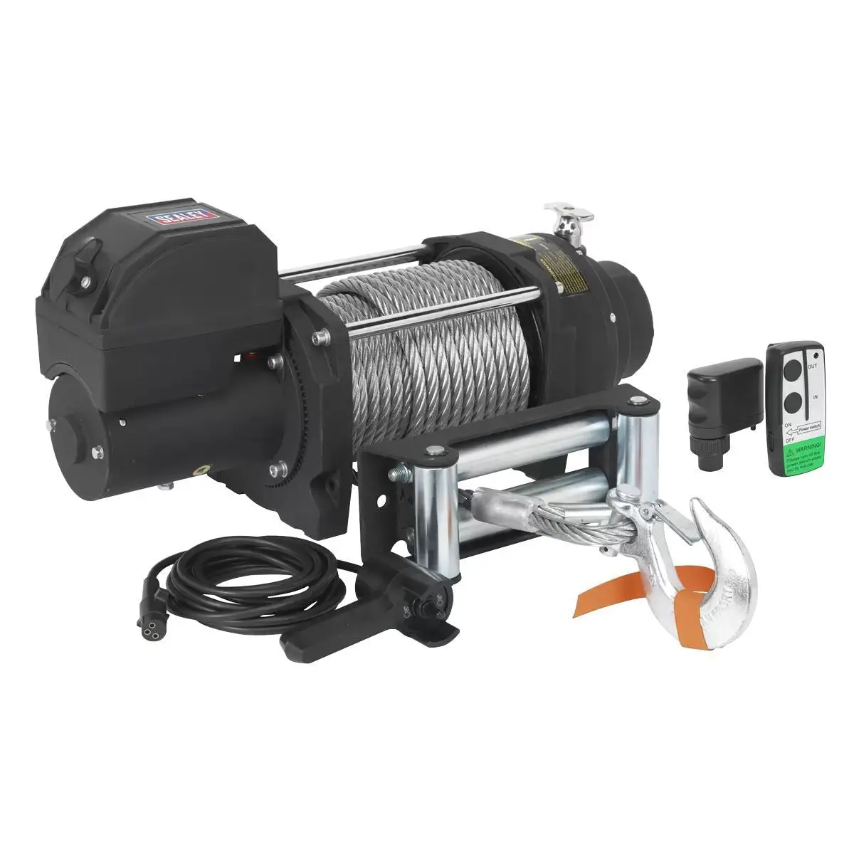 Sealey Rw8180kit 12V Wireless Winch Combo Kit 2.3Kw 1
