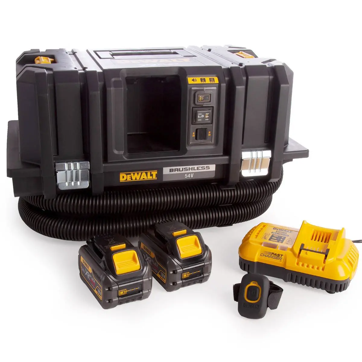 Dewalt Dcv586mt2 54V Flexvolt Brushless M-Class Dust Extractor With 2 X 6.0Ah Batteries & Charger 1