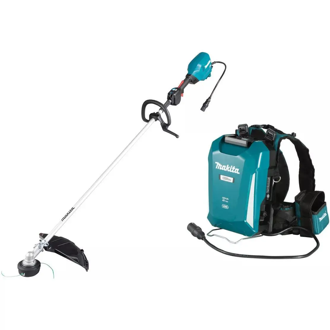 Makita Ur201cx1 36V Brush Cutter With 33.5Ah Portable Backpack Battery 1