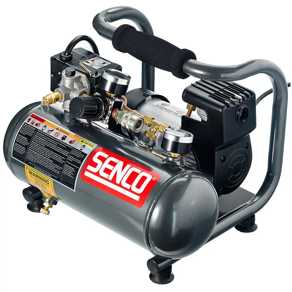 Senco Pc1010 1/2 Hp 1 Gallon Finish & Trim Air Mini Compressor 230V Pc1010uk2 1