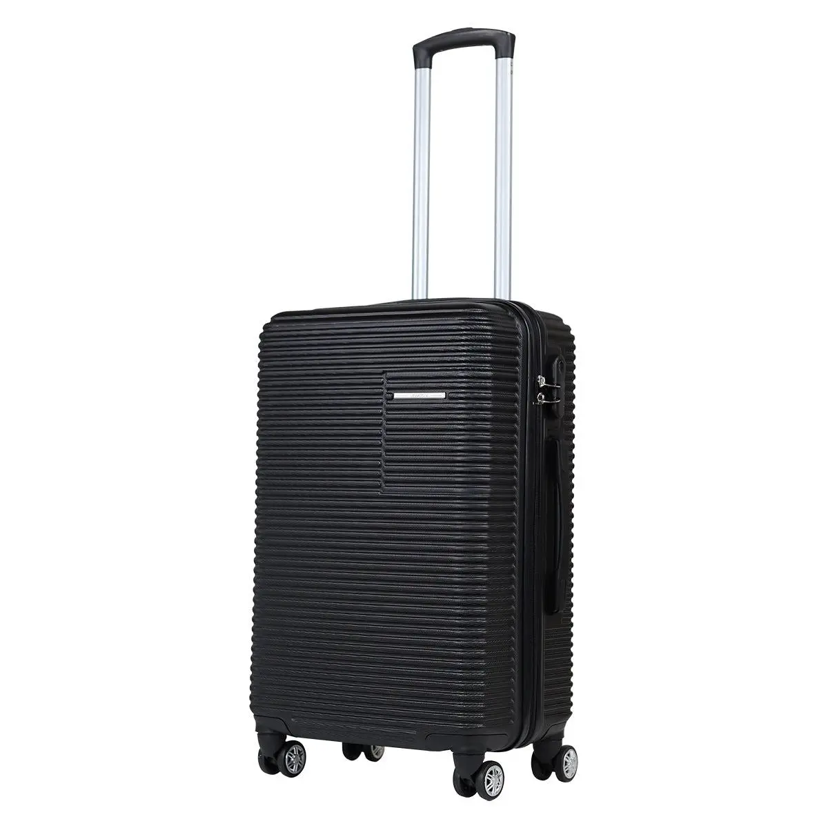 Newcom 24" (60 Cm) Hard Shell Trolley Suitcase - Black 1