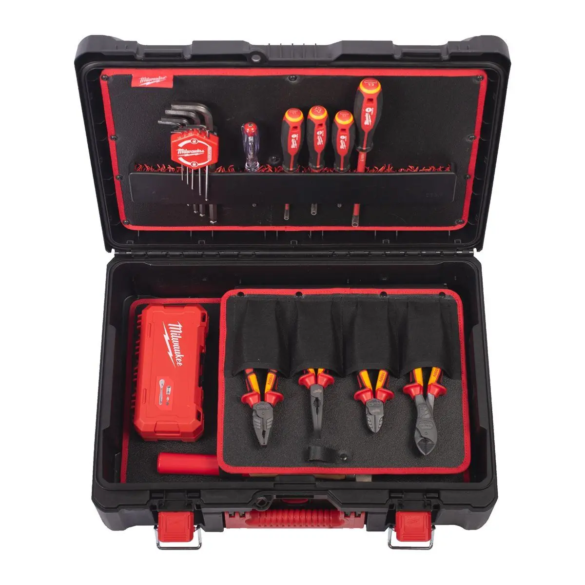 Milwaukee 62 Piece Packout Electrician Set 4932499466 1